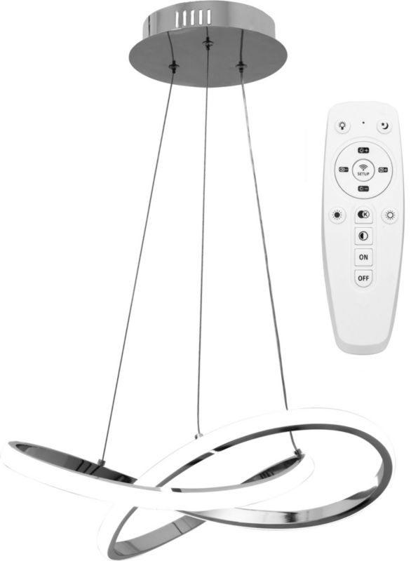 Lampa Sufitowa Wisząca Toolight App389-Cp Chrom 1 Szt
