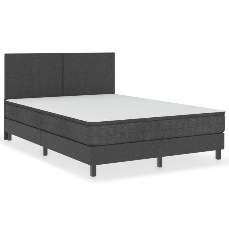 Łóżko kontynentalne WaszeMeble 160x200 cm ciemnoszare WM-3054709 1 szt.