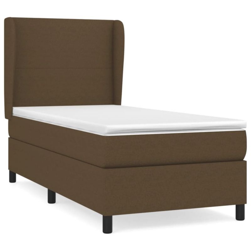 Łóżko kontynentalne WaszeMeble 90x190 cm brązowe WM-3127768 1 szt.