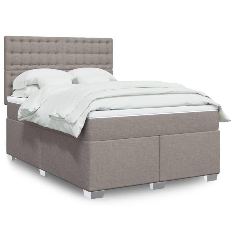 Łóżko z materacem WaszeMeble 160x200 cm taupe WM-3290557 1 szt.