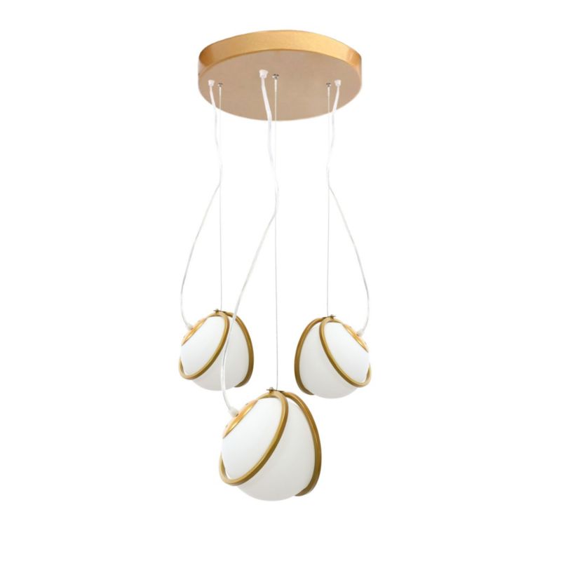 Lampa Sufitowa Wisząca Toolight App1090-3Cp Złoty 1 Szt
