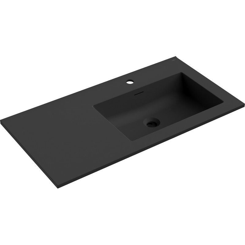 Umywalka wpuszczana Mexen Otis czarna 91x46,5 cm 1 szt.