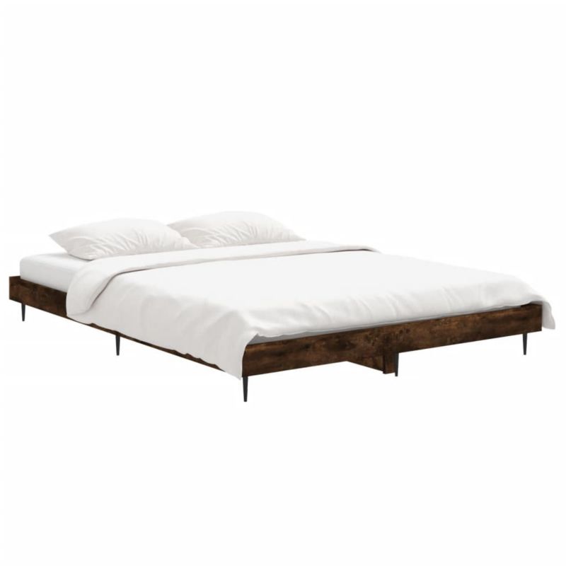 Łóżko metalowe WaszeMeble 135x190 cm brązowe WM-832290 1 szt.