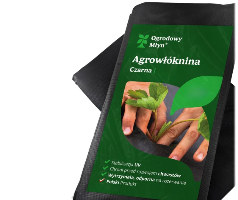 Agrowłóknina Ogrodowy Młyn antychwastowa do ogrodu szkółek pod korę 1,6 x 30 m 100g 1 szt