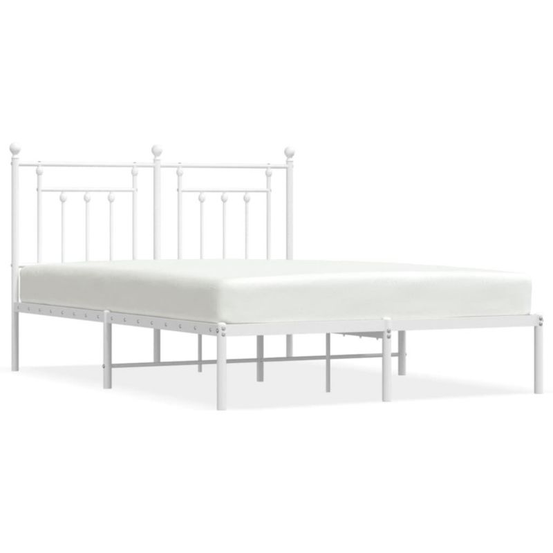 Łóżko metalowe WaszeMeble 140x200 cm biała WM-353587 1 szt.