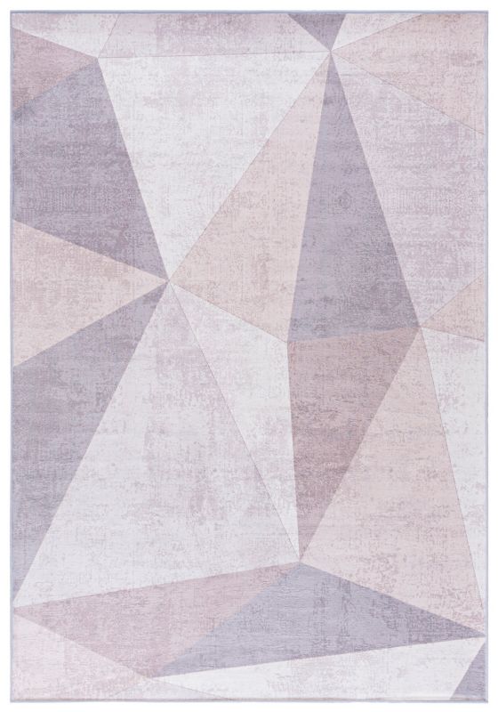 Dywan wewnętrzny Ava PZ21-65 prostokąt Mazovia 80x 150 cm beżowy,kremowy motyw geometryczny krótki włos 1 szt.
