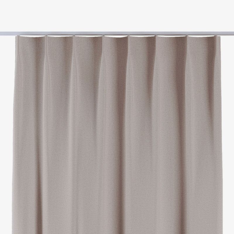 Zasłona na haczykach flex pojedynczych 130 x 260 cm Dekoria ciemny beżowy 1 szt.