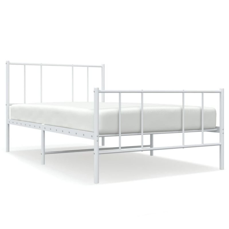Łóżko metalowe WaszeMeble 90x190 cm biała WM-352539 1 szt.