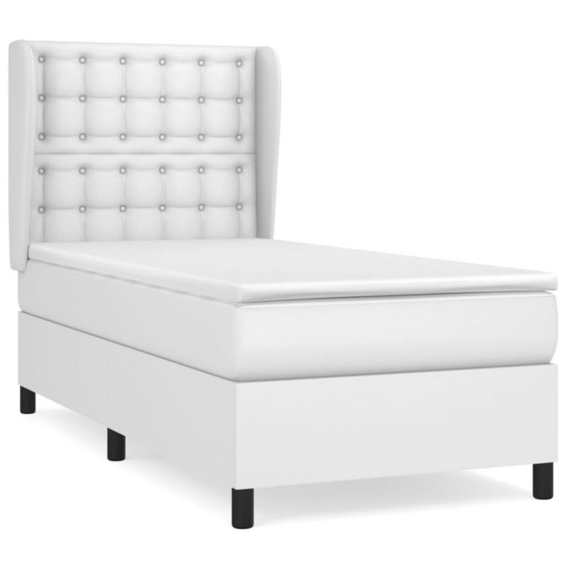 Łóżko kontynentalne WaszeMeble 90x200 cm białe WM-3129010 1 szt.
