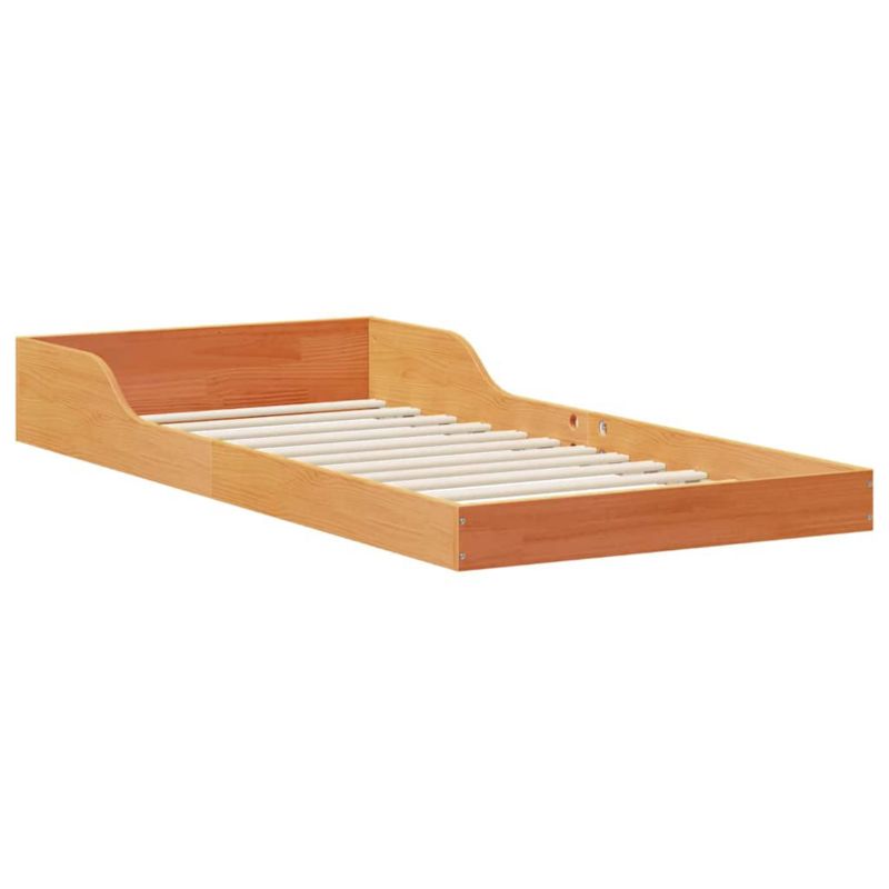 Łóżko drewniane WaszeMeble 90x210 cm brązowy WM-873348 1 szt.