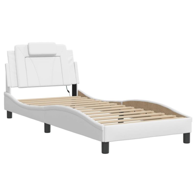 Łóżko tapicerowane WaszeMeble 80x200 cm biała WM-3213981 1 szt.