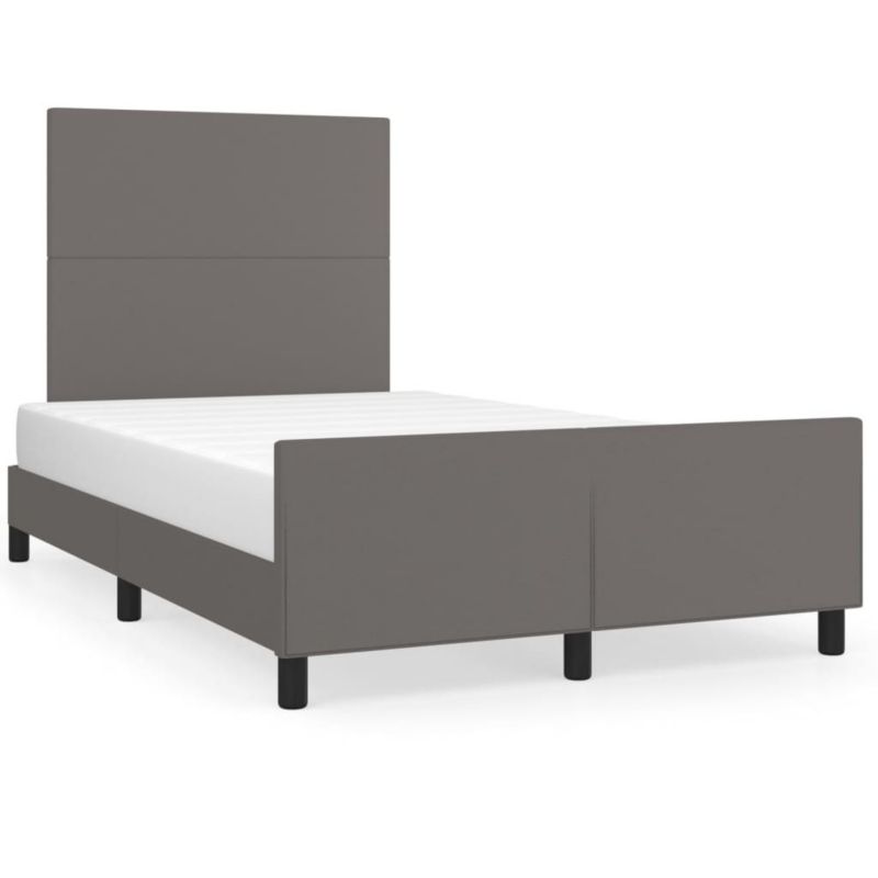 Łóżko tapicerowane WaszeMeble 120x200 cm szara WM-3125443 1 szt.