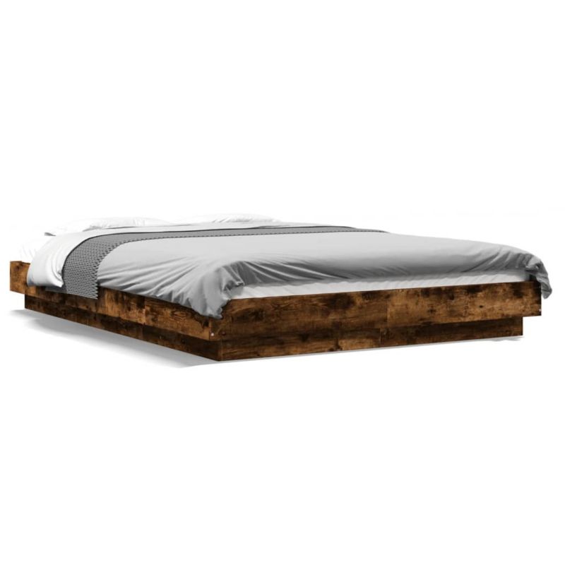 Łóżko drewniane WaszeMeble 140x190 cm brązowe WM-3281221 1 szt.