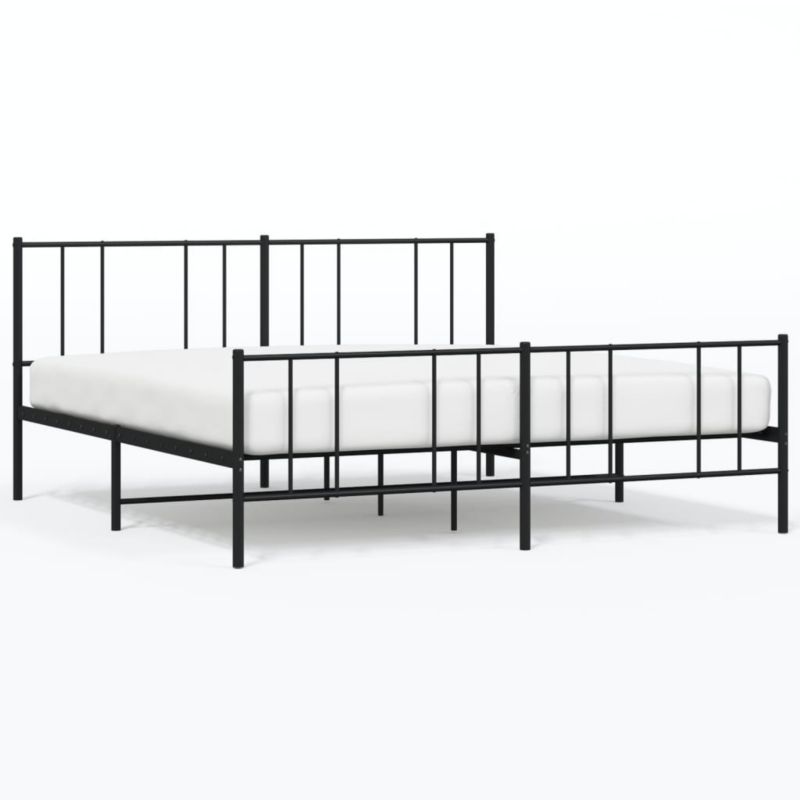 Łóżko metalowe WaszeMeble 183x213 cm czarna WM-352503 1 szt.