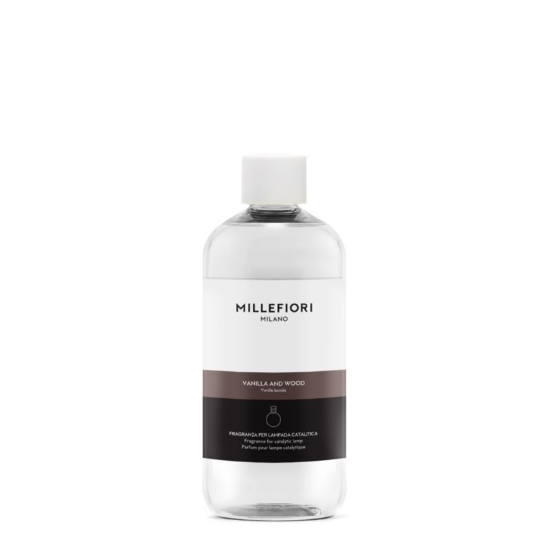 Uzupełniacz do lampy katalitycznej MILLEFIORI VANILLA AND WOOD 500ml