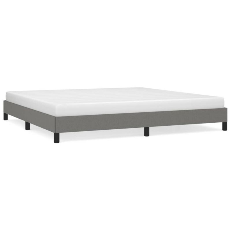 Łóżko tapicerowane WaszeMeble 200x200 cm ciemnoszara WM-346745 1 szt.