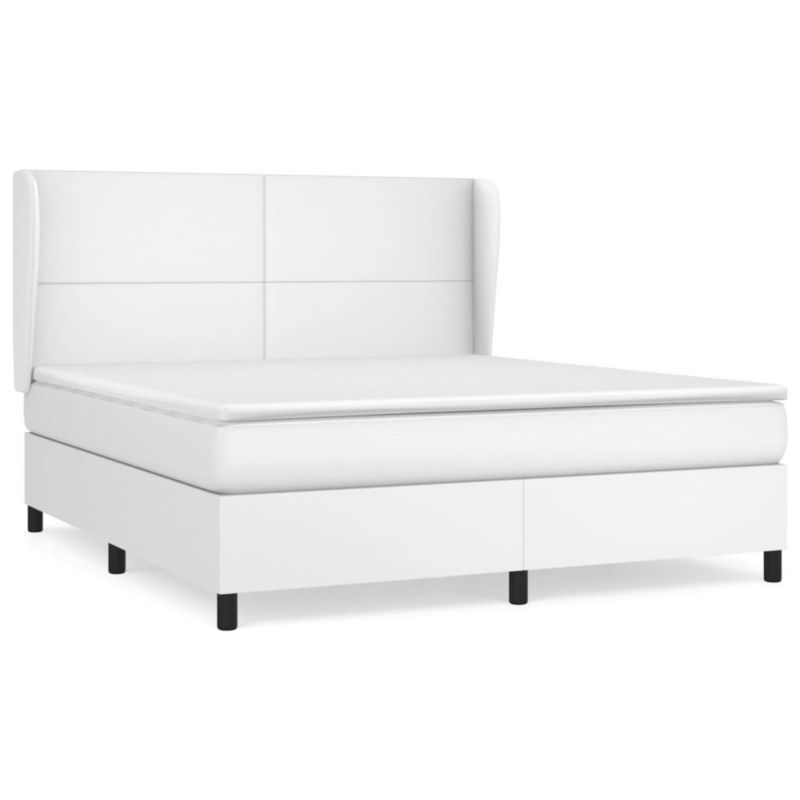 Łóżko kontynentalne WaszeMeble 180x200 cm białe WM-3128926 1 szt.