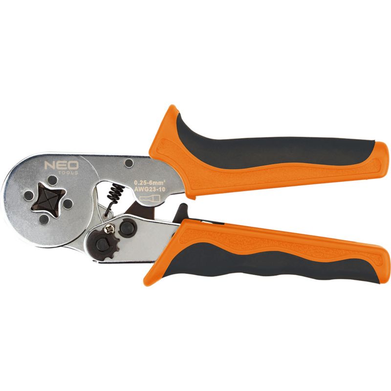 Zaciskarka końcówek tulejkowych NEO TOOLS średnica tulejek: 0.25 - 6 mm2 1 szt