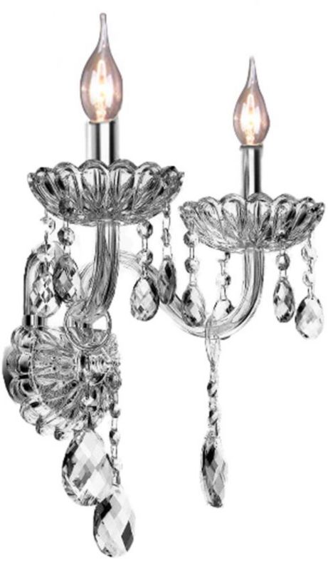 Lampa Kryształowa Kinkiet Toolight 300757 2 Szary 1 Szt