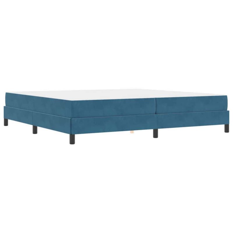 Łóżko z materacem WaszeMeble 200x200 cm niebieski WM-3398717 1 szt.