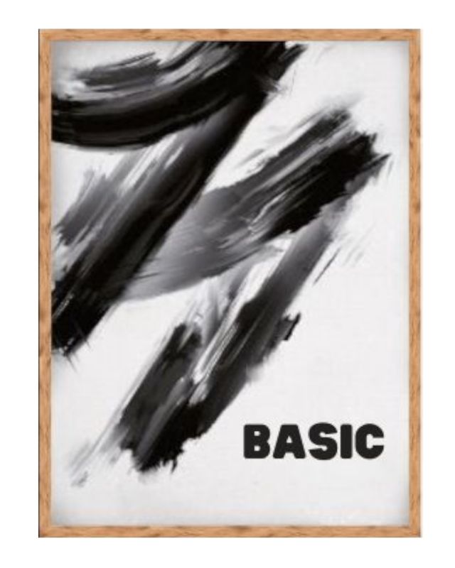 Ramka MDF BASIC na zdjęcie 60x80 cm naturalny 1 szt.