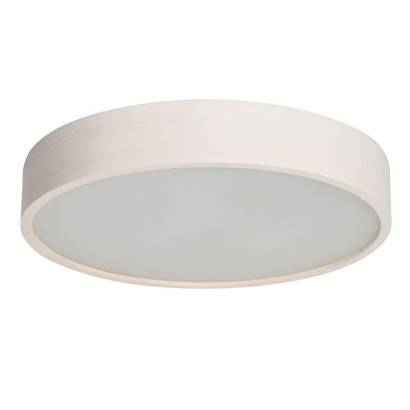 Plafon sufitowy nowoczesny Kanlux Jasmin naturalne drewno-biały 3 x E27 x 40W IP20 wym: 8 x 48 x 48 cm - 1 szt.