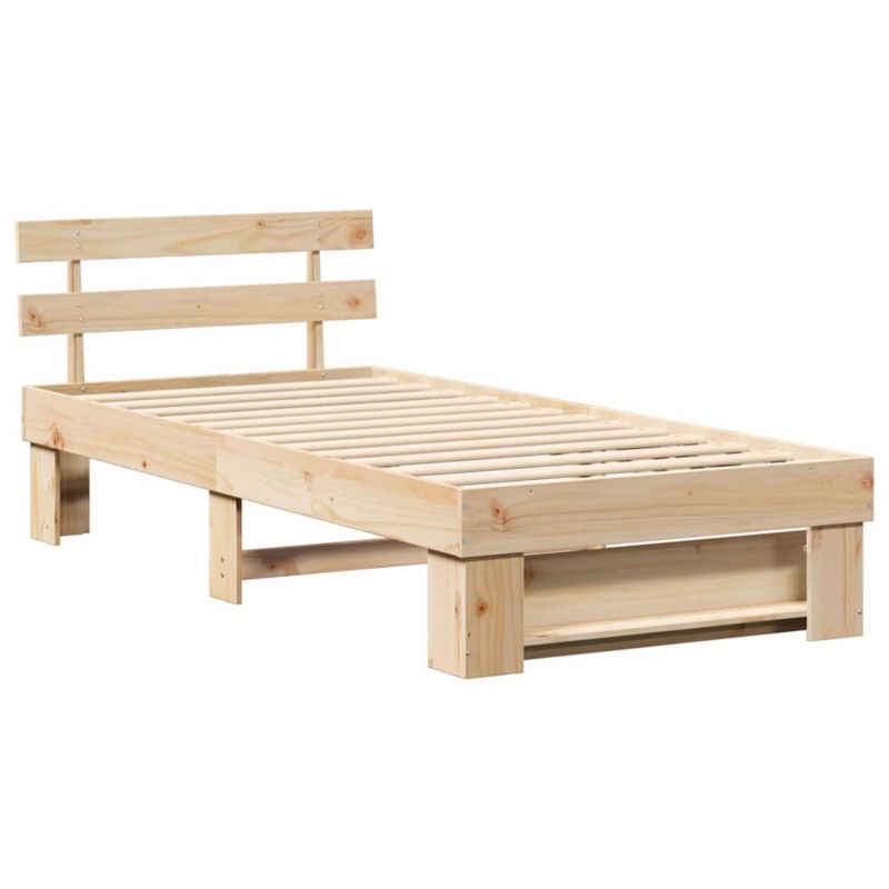 Łóżko drewniane WaszeMeble 90x190 cm brązowy WM-872506 1 szt.