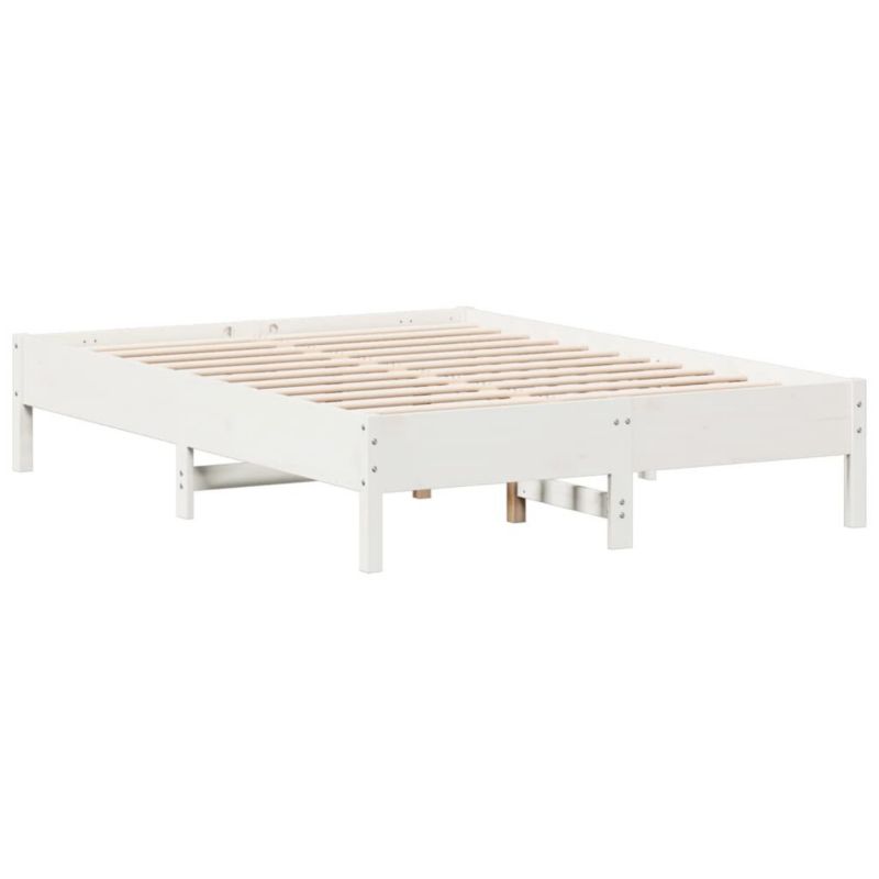 Łóżko drewniane WaszeMeble 140x190 cm biała WM-842715 1 szt.