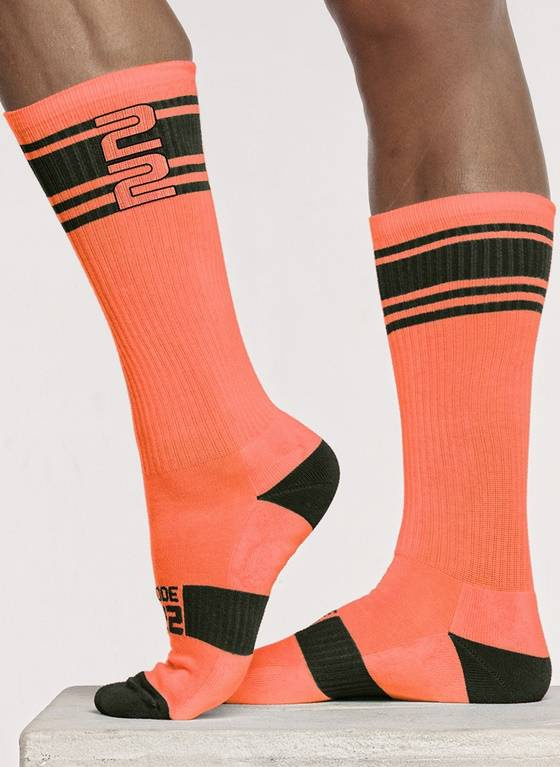 Skarpetki męskie | Active 8008 Coral | CODE22