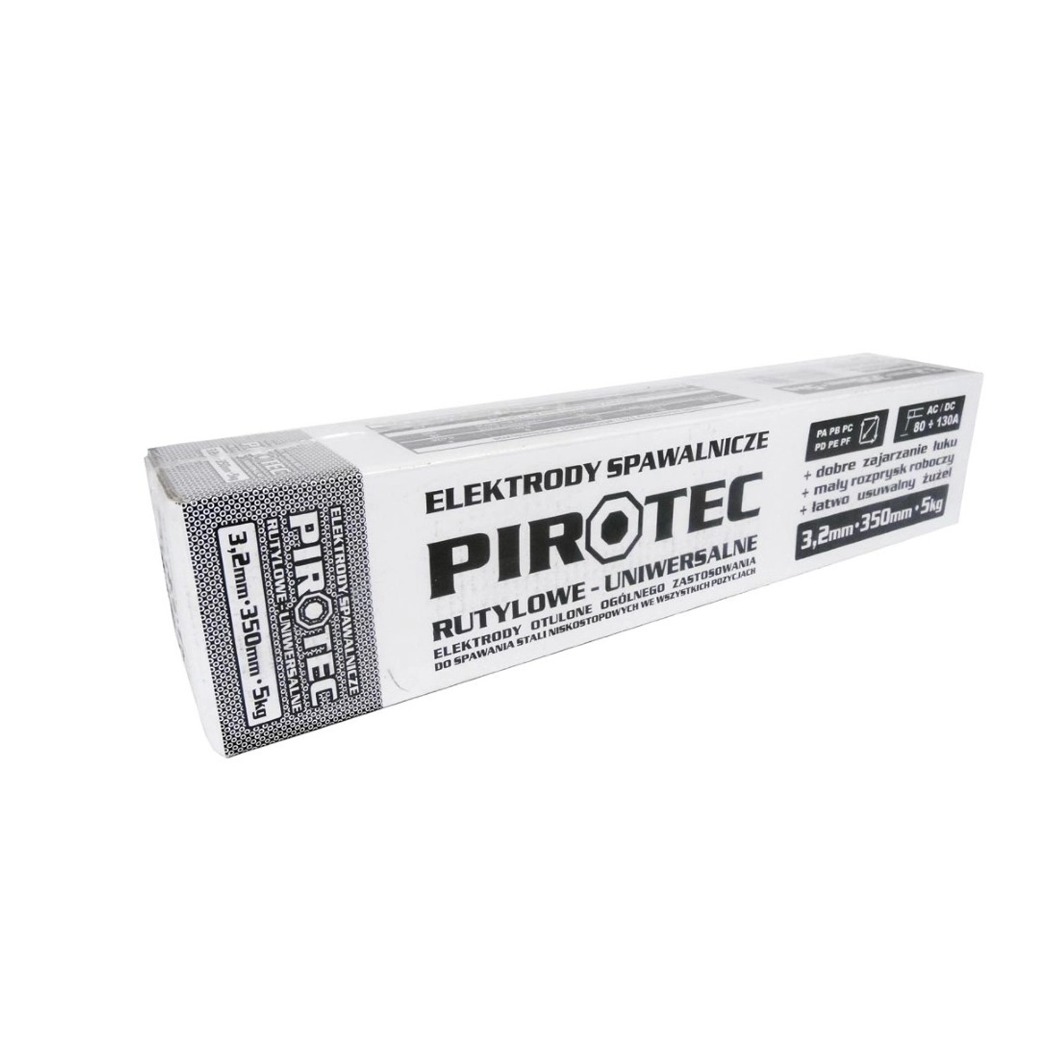 Pirotec Elektrody spawalnicze rutylowe 3,2 mm 5kg