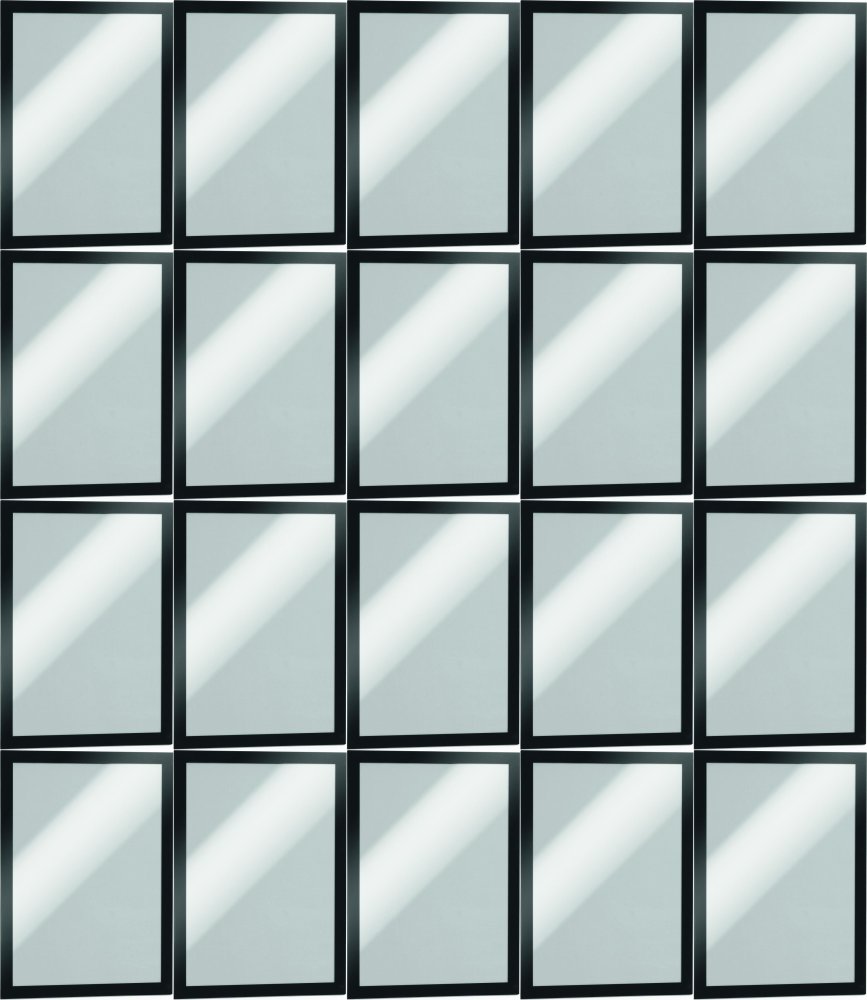 20x Ramka magnetyczna Durable Duraframe, samoprzylepna, A4, 2 sztuki, czarny