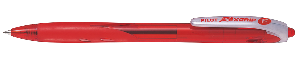 Długopis automatyczny Pilot, Rexgrip F, 0.21mm, czerwony