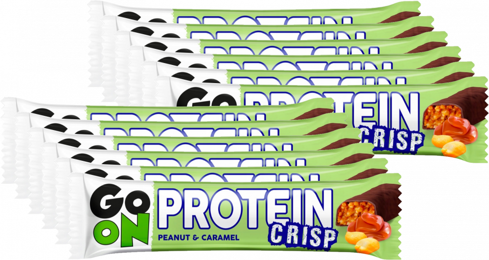 12x Baton Sante Go On Crisp, orzech i karmel, 50g