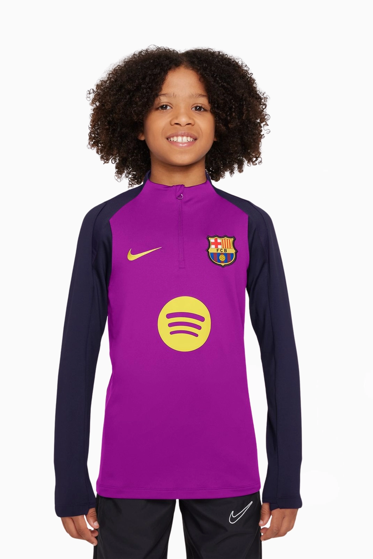 Bluza Nike FC Barcelona 25/26 Strike Junior - Fioletowy