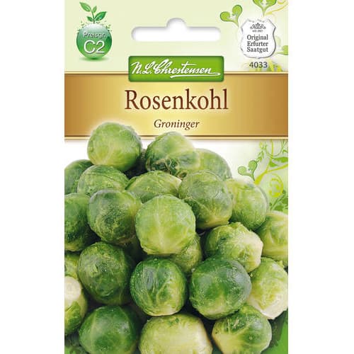 1 szt, Rosenkohl Groninger Chrestensen - Samen: Ilość w opakowaniu: 1 Stück