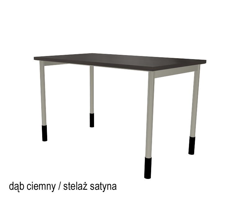 HEBE BO04/8 Biurko proste 78,5x80x74h (Kolor blatu: Dąb Ciemny)