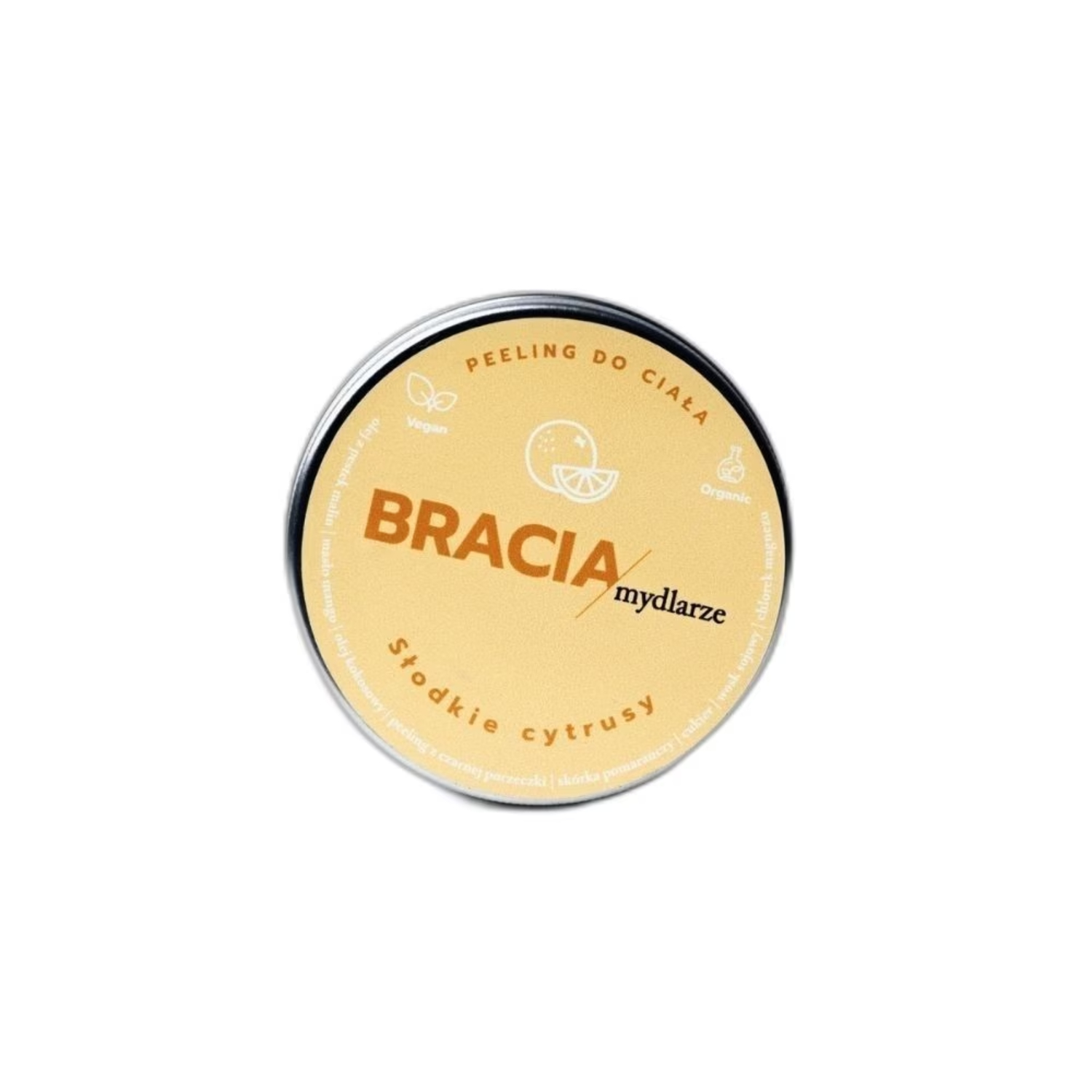 Bracia mydlarze - peeling do ciała słodkie cytrusy, 200 g (data ważności: 23.11.2025)