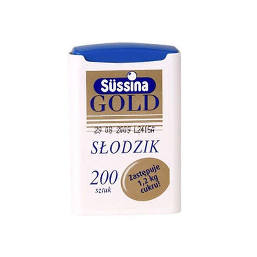 Sussina gold - słodzik, 200 tabletek
