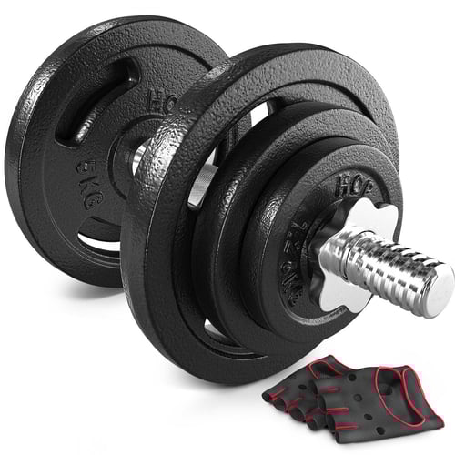 Gusseisen Kurzhantelset 20kg 1x20 kg