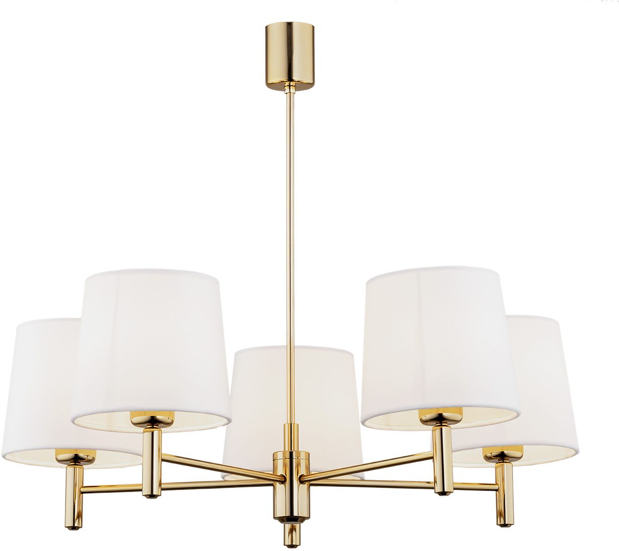 Argon Ponte Plus lampa podsufitowa 5x15W śmietankowy/ciemny mosiądz 2106