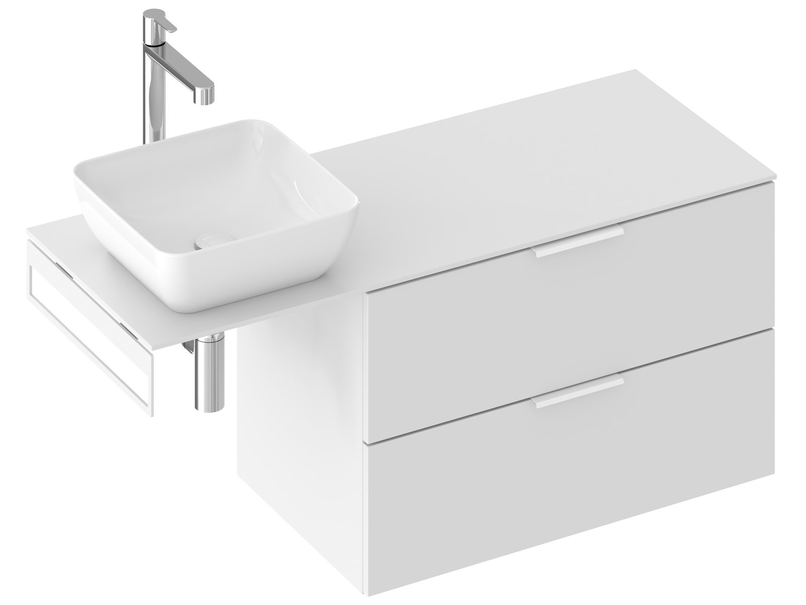 Ravak Comfort reling do blatu biały X000001384