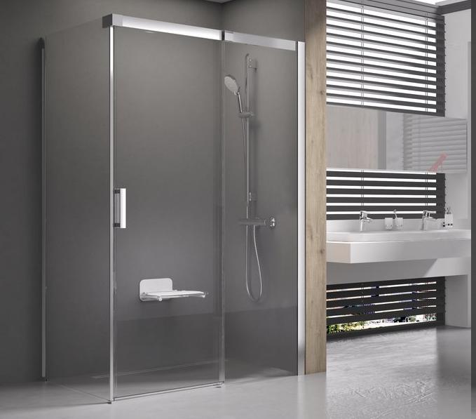 Ravak Matrix MSDPS-100/80 R kabina prysznicowa 100x80 cm prostokątna prawa polerowane aluminium/szkło przezroczyste 0WPA4C00Z1
