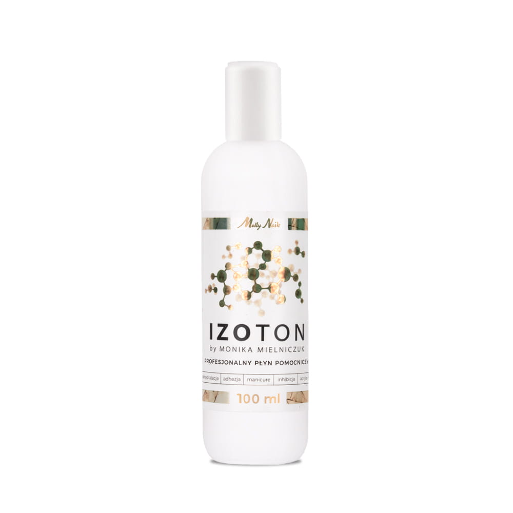 IZOTON by Monika Mielniczuk Molly Nails profesjonalny płyn pomocniczy dehydratacja adhezja manicure inhibicja acrylo-gel 100ml