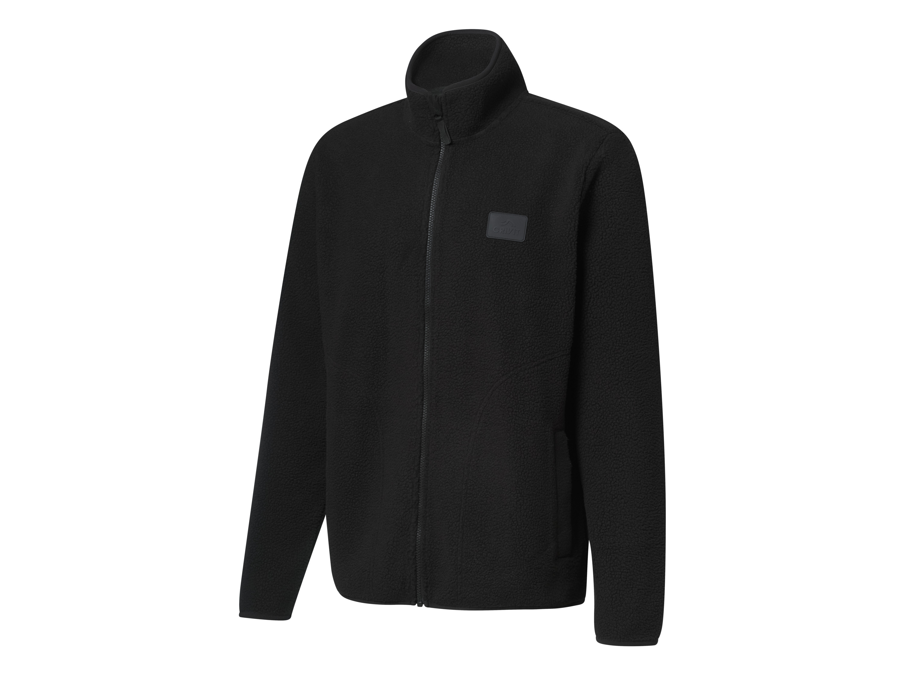 Crivit Bluza sherpa męska Czarny, L 52/54