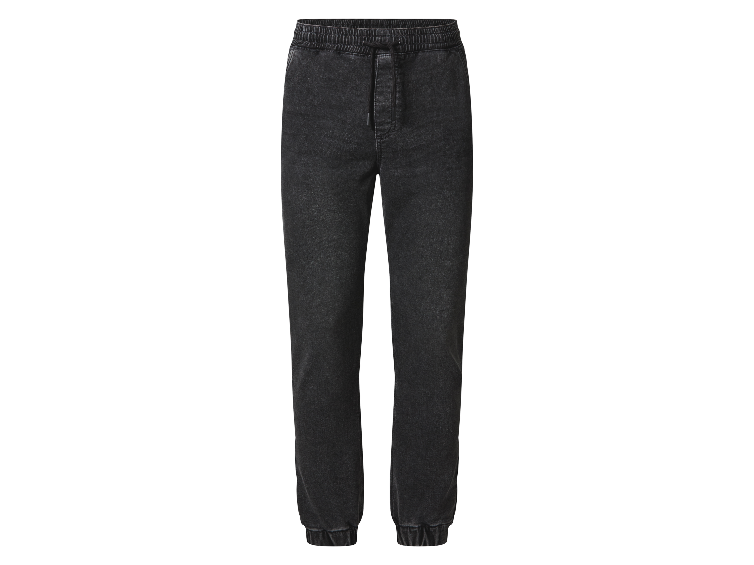 esmara Men Joggery jeansowe męskie Antracytowy, M 48/50