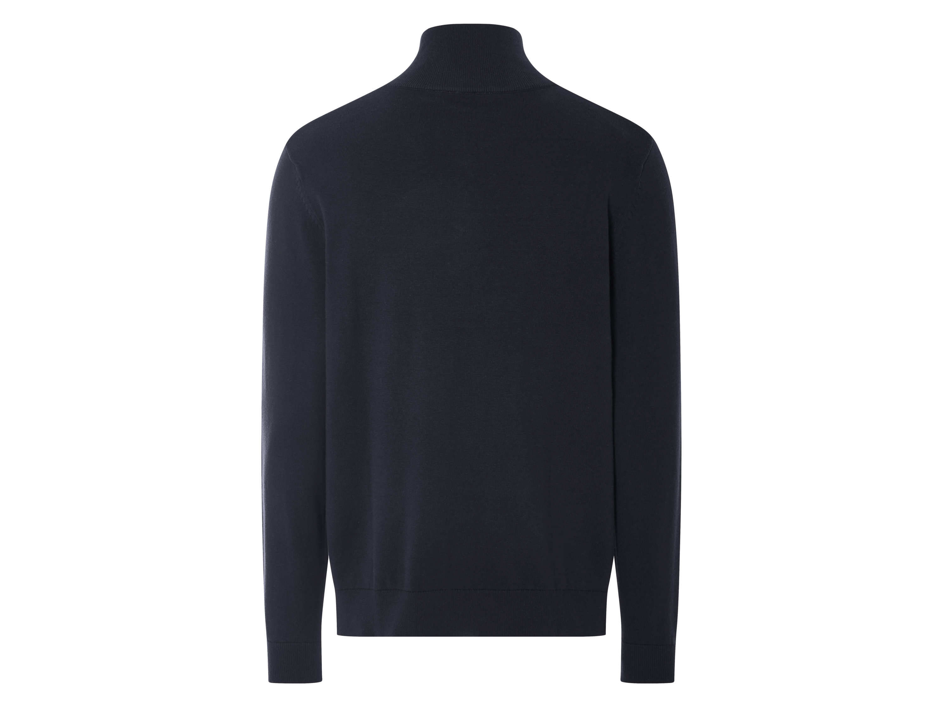 esmara Men Sweter męski z bawełny (Granatowy, XL (56/58))