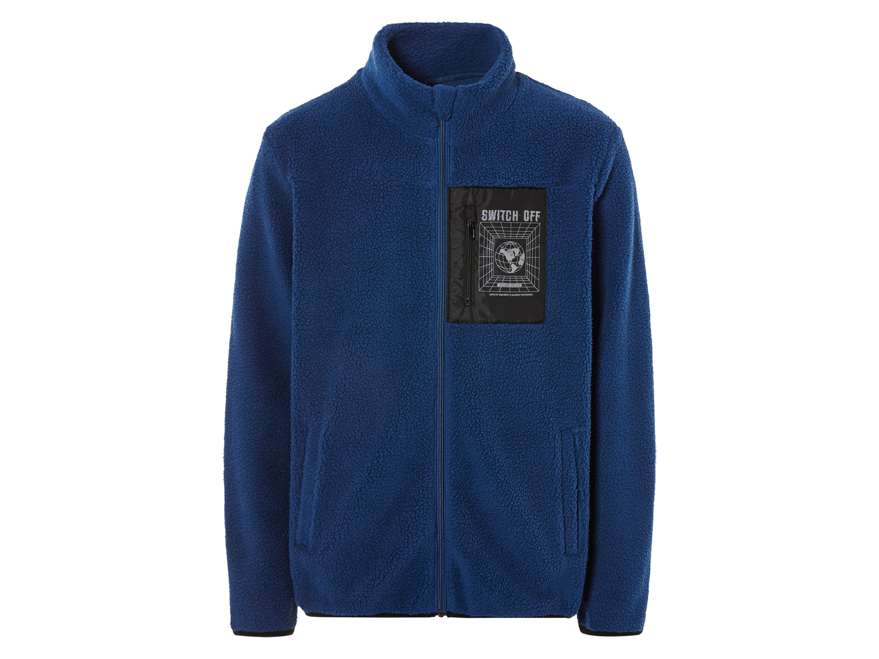 Livergy Kurtka męska z polarem sherpa XL 56/58, Granatowy