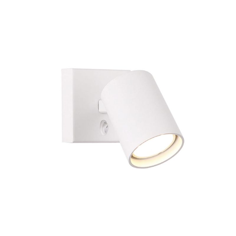 Kinkiet ścienny Maxlight Top biały styl nowoczesny 1 x GU10 x 50W IP20 wym: 8 x 8 x 13 cm - 1 szt.