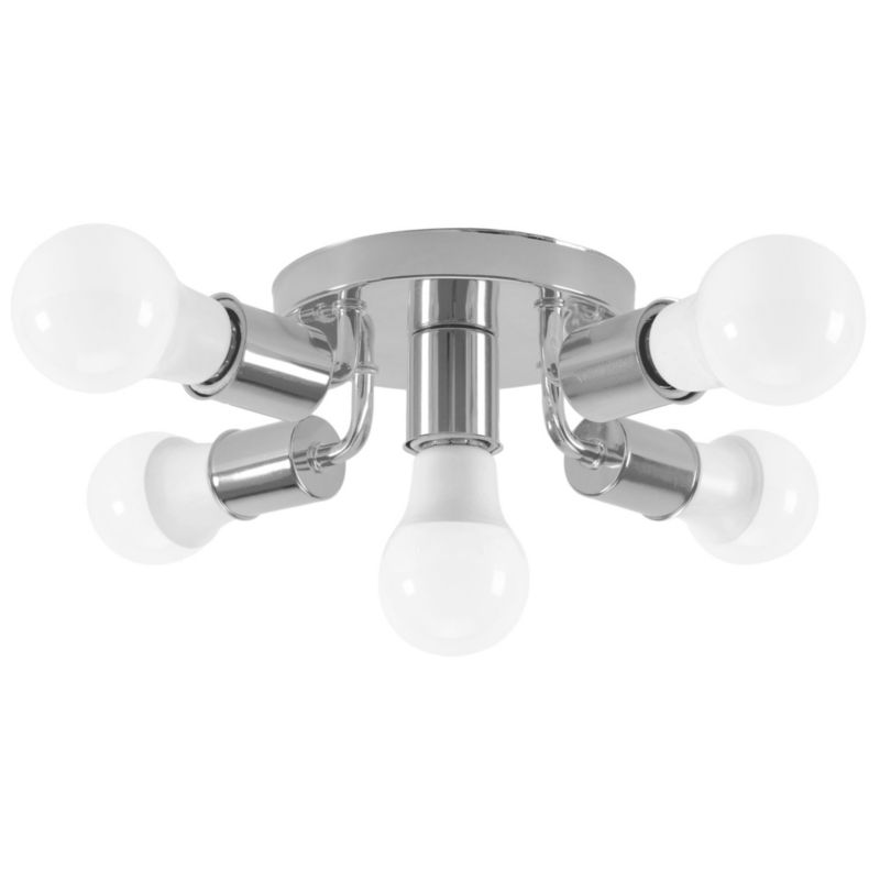 Lampa Sufitowa Toolight App707-5C Szary 1 Szt