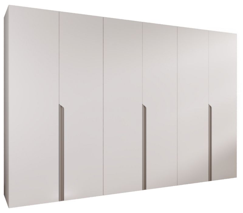 Szafa uchylna otwierana Abiks MILA 1 300 (3x100) wys 202 cm Biały + Kaszmir 1 szt